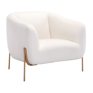 White and Gold Chair