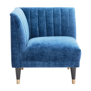 Navy Blue Corner Chair