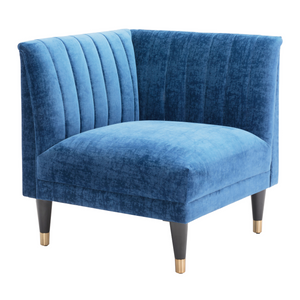 Navy Blue Corner Chair